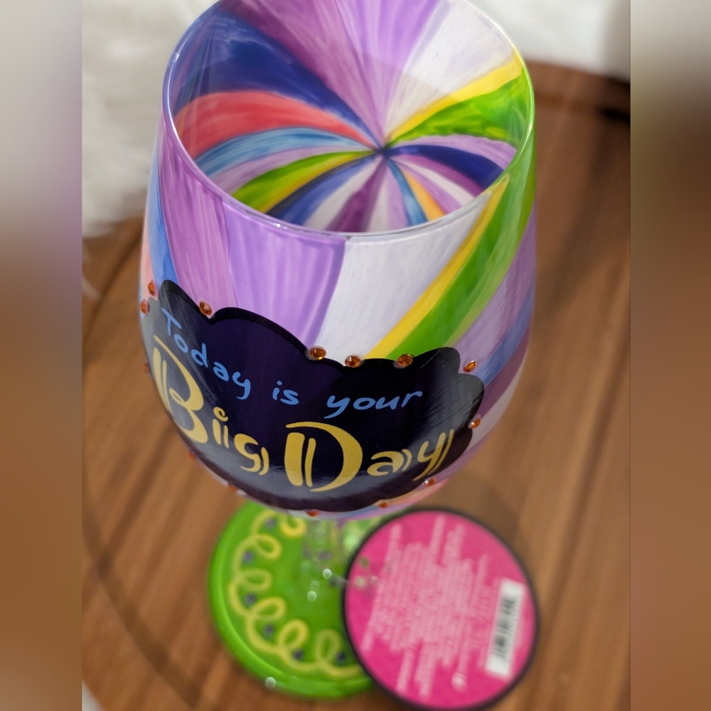 ☘️ 3/$33 Lolita "Your Big Day" Wine Glass - (NIB) ☘️ 3 for $33 ☘️ - Picture 8 of 9
